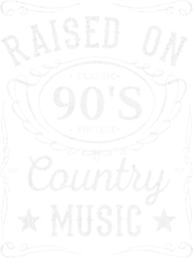 Raised On 90's Country Music Vintage Funny Retro Southern Kids T-Shirt