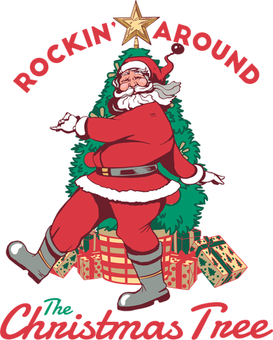 Rockin Santa Button