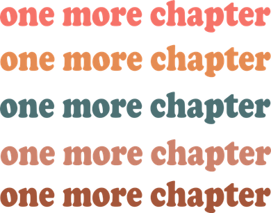 Retro One More Chapter Bookish Funny Tote Bag