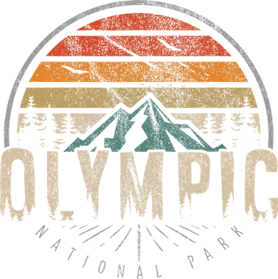Retro O.L.Y.M.P.I.C National Park Us Vintage Ornament