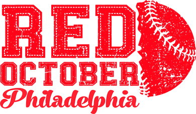 Red October Philadelphia Skyline Retro Philly Cityscap Visor