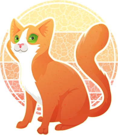 Retro Orange Cat Toddler T-Shirt