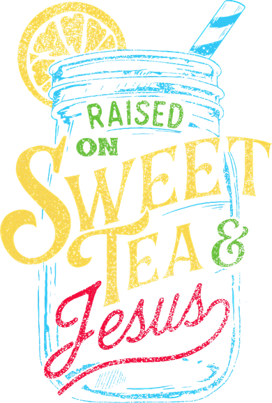 Raised On Sweet Tea & Jesus Southern Pride Iced Tea Doggie Tank