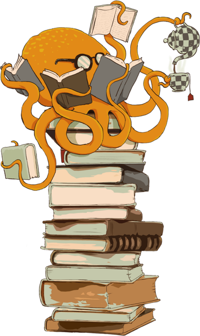 Reading Octopus Tea Coffee And Books Gift Coffee Mug