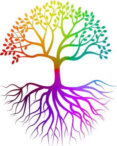 Rainbow Colorful - Tree Of life Ornament