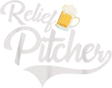 Relief Pitcher Beer And Baseball Funny Button