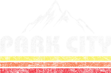 Retro Park City Utah Mountain Faded Bars Ski Sports Sustainable Bucket Hat