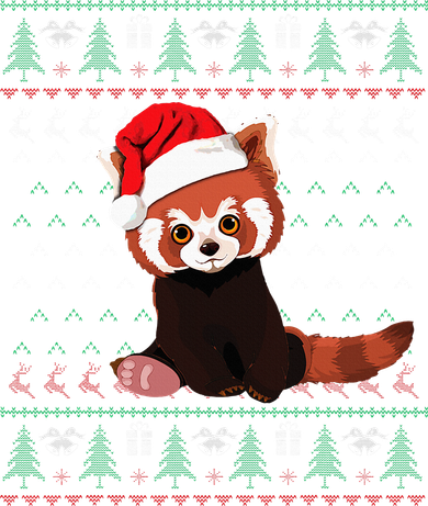 Red Panda Christmas Ugly Sweater Xmas Pajamas Gift Coaster