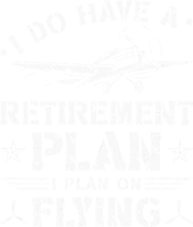 Retirement Plan Flying Airplane Coaster