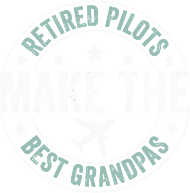 Retired Pilot Grandpa Copilot Airplane Captain Retirement Coaster