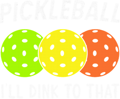 Retro Pickleball Gift Pickleball Players I'll Dink to That Kids T-Shirt