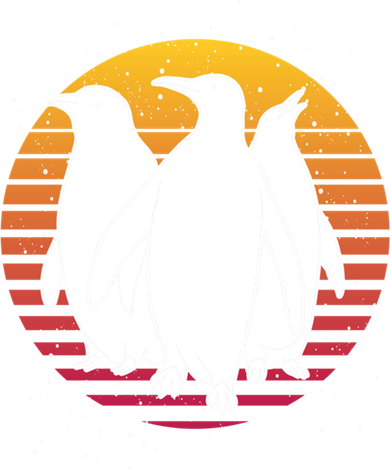 Retro Penguin Gift Women's Hoodie