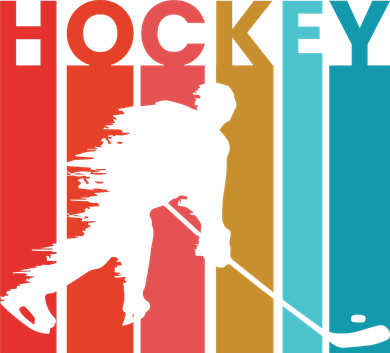 Retro Poster Hockey Lovers Kids Hoodie