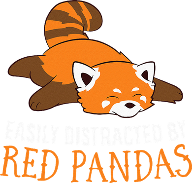 Red Panda Love Easily Distracted By Red Pandas Women's T-Shirt