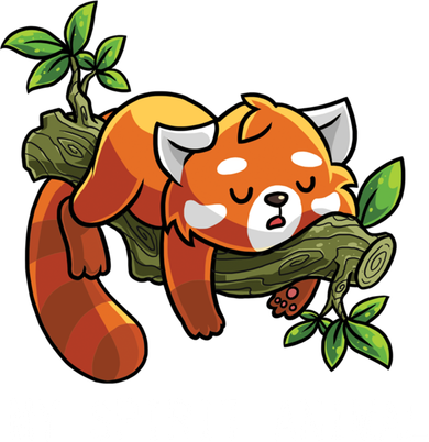 Red Panda Lazy Spirit Animal Gift Backpack