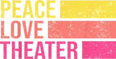 Retro Peace Love Theater For Actor & Actress Tote Bag
