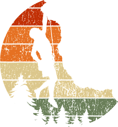 Retro Rock Climbing Vintage Climber Kids T-Shirt