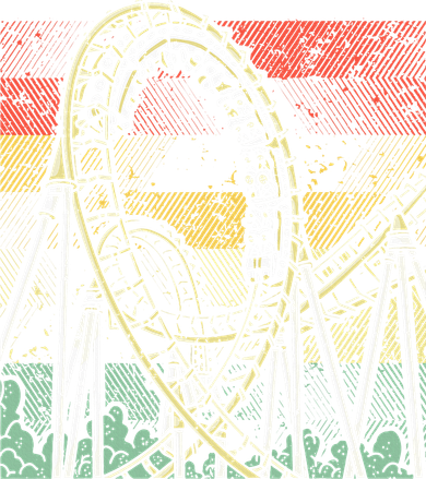 Retro Roller Coaster Hat