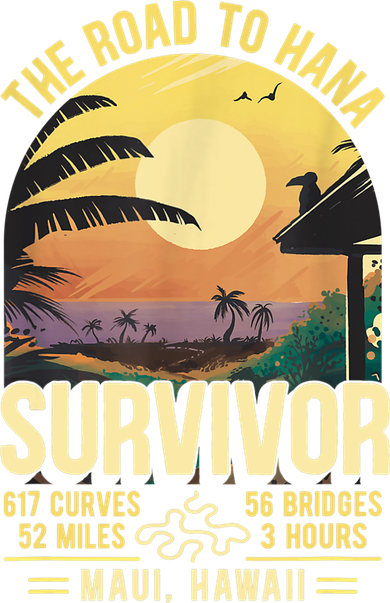 RJC Road To Hana Survivor Maui Hawaii Trip Adventure Toddler T-Shirt