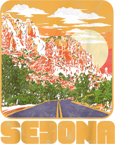 Retro Sedona Arizona Vintage Road Trip Outdoors Graphic Tumbler