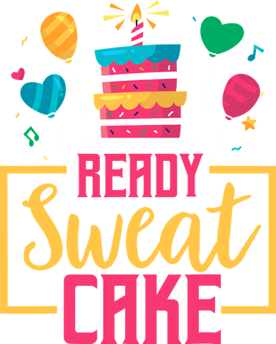 Ready Sweat Cake Wo Gym Fitness Workout Birthday Gift Toddler Long Sleeve