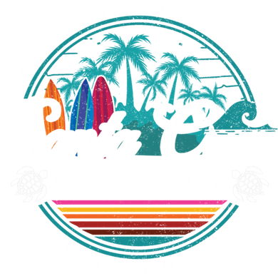 Retro Santa Cruz California Sandy Beaches Breaking Waves Gift Kids Hoodie