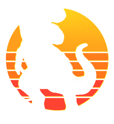 Retro Surfing T-Rex Tote Bag