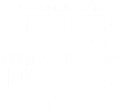 Real Superhero Hearts of Children Fighting Big Battles Women's Hoodie
