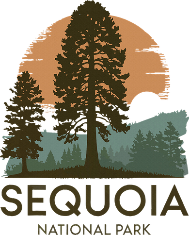Retro Sequoia National Park Novelty Vacation Tree Minimalist Transport Backpack