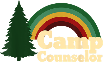 Retro Summer Staff Rainbow Camp Counselor Pine Tree Gift Backpack