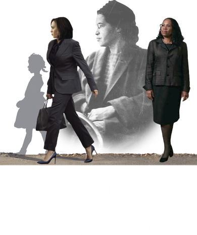 Rosa Sat So Ruby Could Walk So Kamala Could Run So Ketanji Could Rule Toddler Hoodie