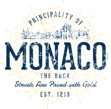 Retro Style Vintage Monaco Toddler Long Sleeve