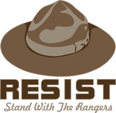 Resist. Stand With the Rangers National Parks Toddler Long Sleeve