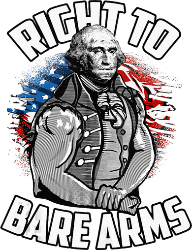 Right To Bare Arms 4th Of July Kids Hoodie