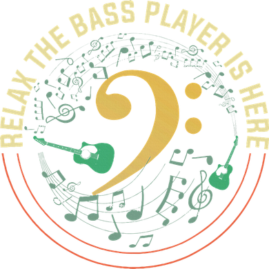 Relax The Bass Player Is Here Bassist Gifts Music Guitar Tumbler