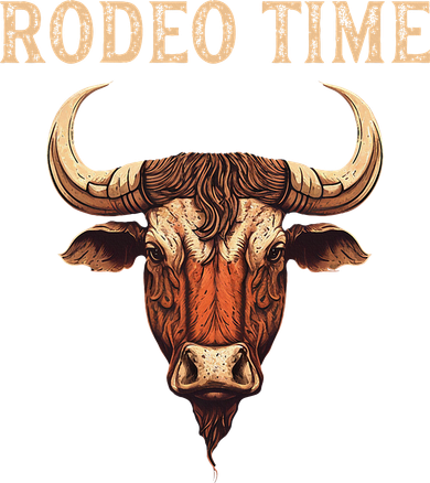 Rodeo Time Bull Riding Cowboy Bull Rider Rodeo Time Kids Long Sleeve Shirt