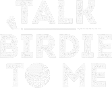 Retro Talk Birdie To Me Funny Golf Player Pun Golfer Mousepad