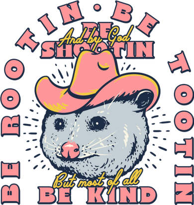 Rootin Tootin Cowboy Advice | Poss Possum Opossum Coffee Mug