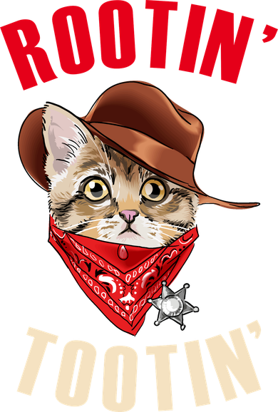 Rootin' Tootin' Cowboy Cat Meme Coffee Mug