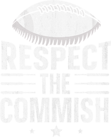 Respect The Commish Fantasy Football Commish Women's Dry Zone Grid Polo