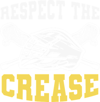 Respect The Crease Lacrosse Goalie Lacrosse Plus Size Shirts For Men And Women Golf Towel