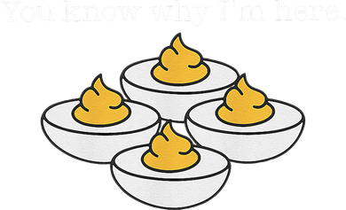 Retro Thanksgiving Dinner You Know Why IM Here Deviled Egg Backpack