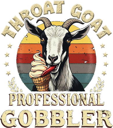 Retro Throat Goat Inappropriate Adult Humor Funny Gag Memes Women's Sweatshirt