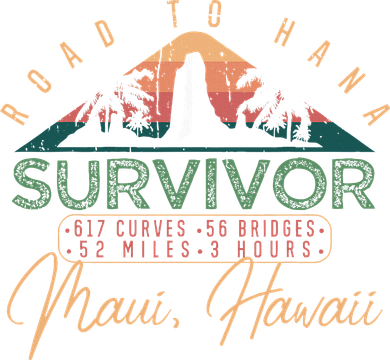 Road To Hana Survivor Curvy Palm Maui Hawaii Lover Ornament