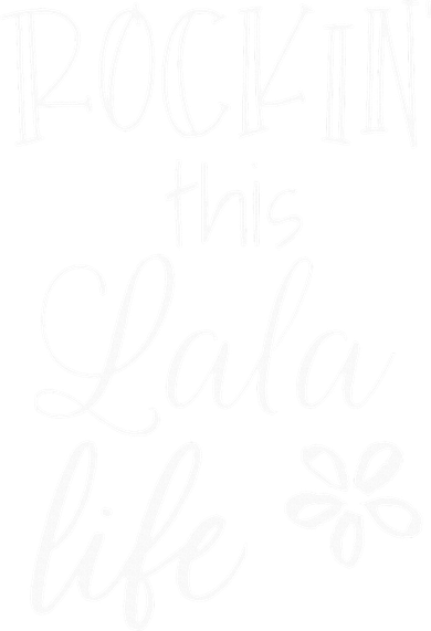 Rockin This Lala Life Special Grandma Grandmother Polo