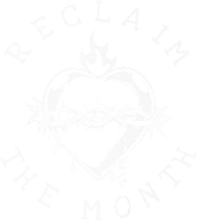 Reclaim The Month Sacred Heart Image June Month Premium Women's Sweatshirt