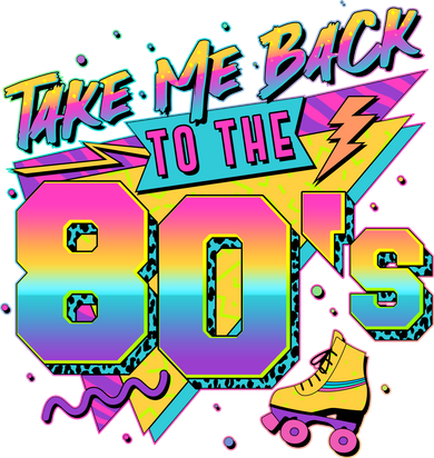 Retro Take Me Back To The 80s Eighties Apron