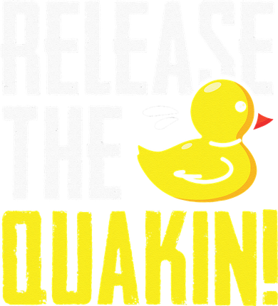 Release The Quackin! Graphic Rubber Duck Funny Kids Sweatshirt