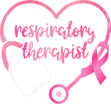 Respiratory Therapist Stethoscope Pink Ribbon Breast Cancer Tank Top