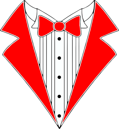 Red Tuxedo Wedding Tux Tumbler